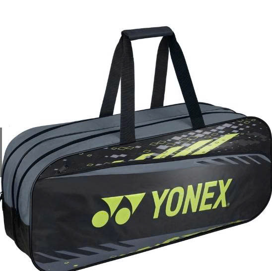 Túi cầu lông Yonex chính hãng ( Đen/ Xám Chữ Vàng )